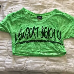 Newport Beach crop top